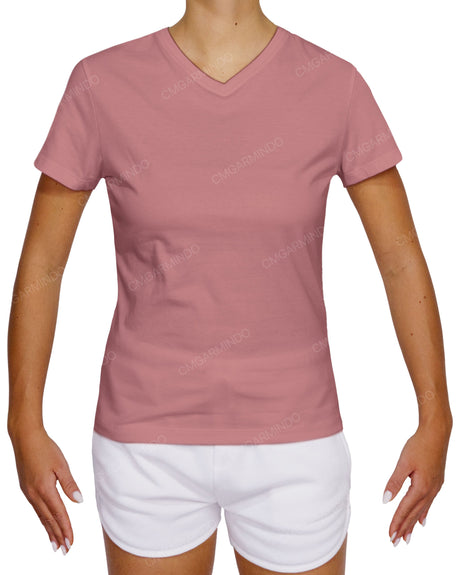 Fitted V-Neck T-Shirt