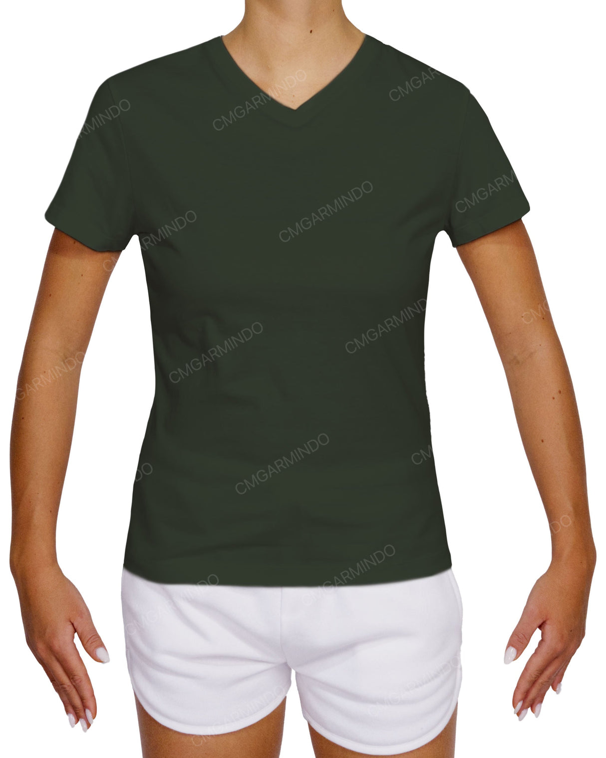 Fitted V-Neck T-Shirt