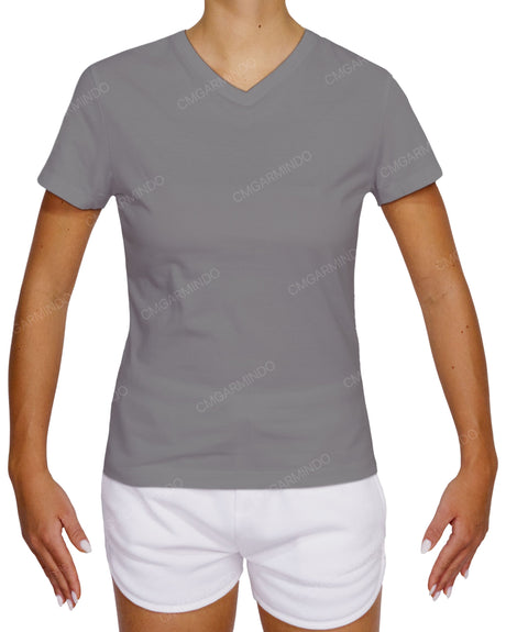 Fitted V-Neck T-Shirt