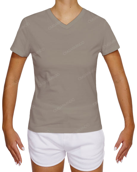 Fitted V-Neck T-Shirt