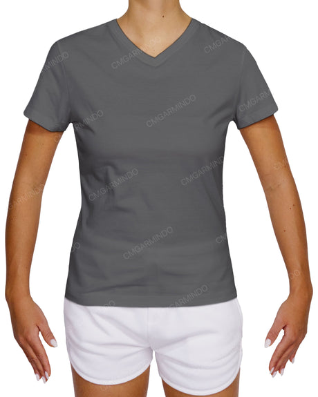 Fitted V-Neck T-Shirt