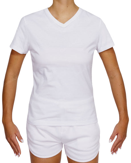 Fitted V-Neck T-Shirt