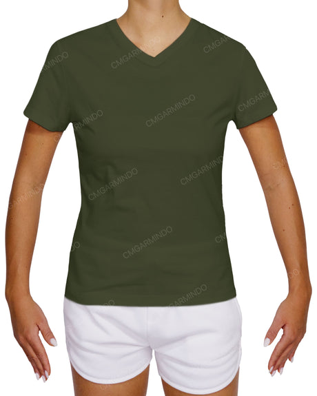 Fitted V-Neck T-Shirt