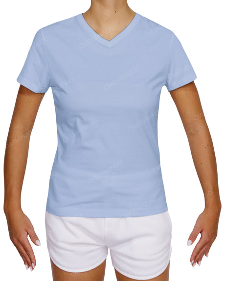Fitted V-Neck T-Shirt