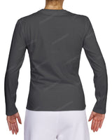 Fitted Long Sleeve Crew Neck T-Shirt
