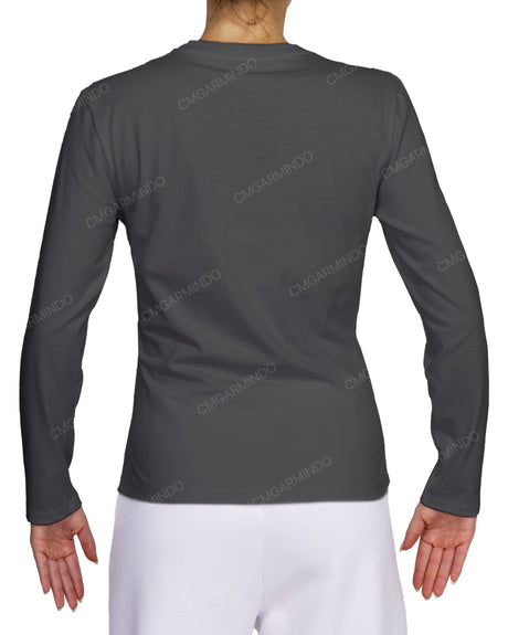 Fitted Long Sleeve Crew Neck T-Shirt