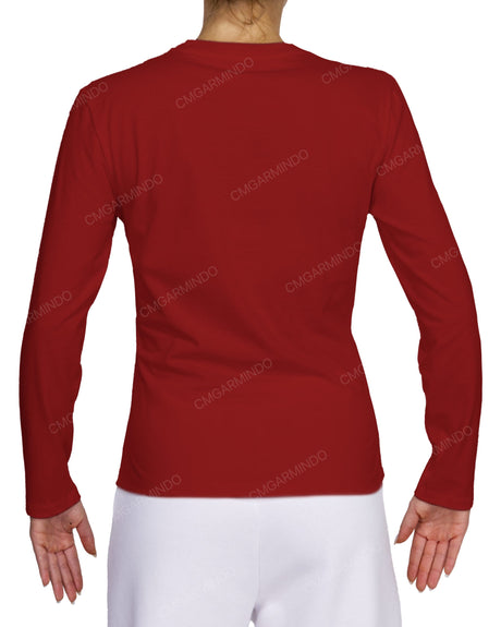Fitted Long Sleeve Crew Neck T-Shirt