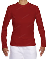 Fitted Long Sleeve Crew Neck T-Shirt