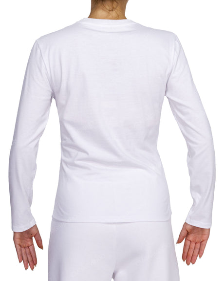 Fitted Long Sleeve Crew Neck T-Shirt