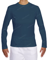 Fitted Long Sleeve Crew Neck T-Shirt
