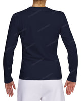 Fitted Long Sleeve Crew Neck T-Shirt