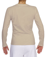Fitted Long Sleeve Crew Neck T-Shirt