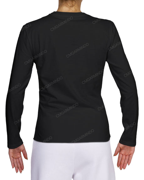 Fitted Long Sleeve Crew Neck T-Shirt