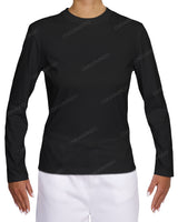 Fitted Long Sleeve Crew Neck T-Shirt