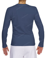Fitted Long Sleeve Crew Neck T-Shirt