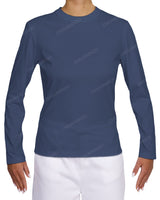 Fitted Long Sleeve Crew Neck T-Shirt