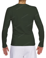 Fitted Long Sleeve Crew Neck T-Shirt