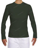 Fitted Long Sleeve Crew Neck T-Shirt
