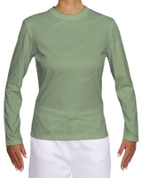 Fitted Long Sleeve Crew Neck T-Shirt