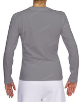 Fitted Long Sleeve Crew Neck T-Shirt