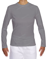 Fitted Long Sleeve Crew Neck T-Shirt