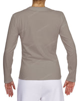 Fitted Long Sleeve Crew Neck T-Shirt