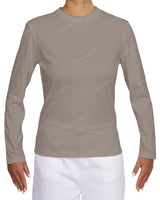 Fitted Long Sleeve Crew Neck T-Shirt