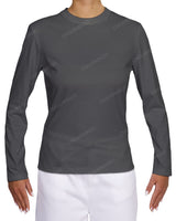 Fitted Long Sleeve Crew Neck T-Shirt