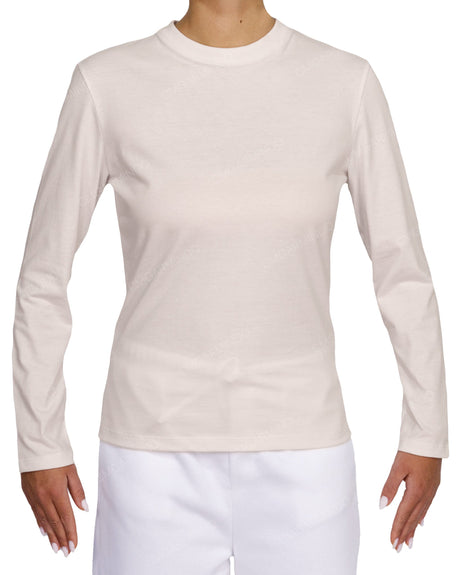 Fitted Long Sleeve Crew Neck T-Shirt
