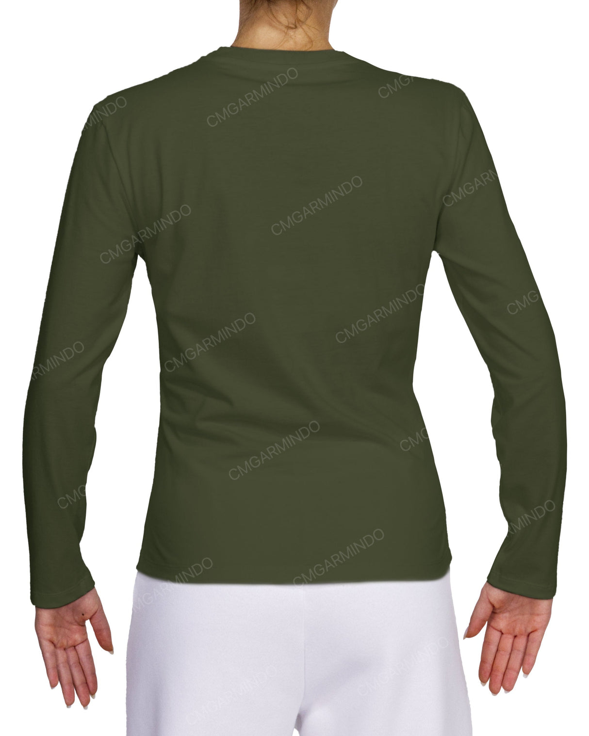 Fitted Long Sleeve Crew Neck T-Shirt