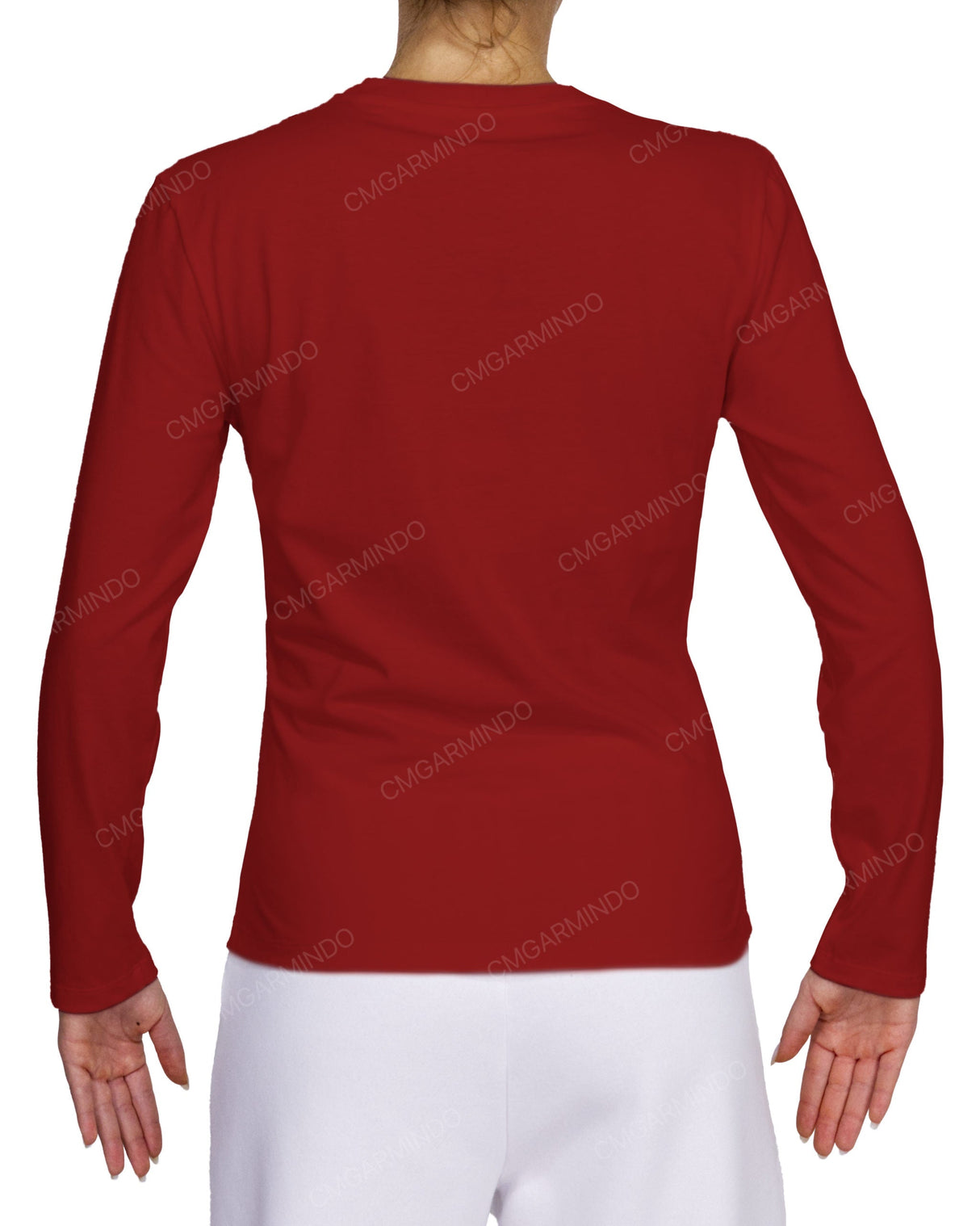 Fitted Long Sleeve Crew Neck T-Shirt