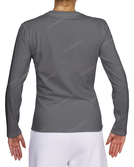 Fitted Long Sleeve Crew Neck T-Shirt