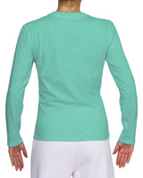 Fitted Long Sleeve Crew Neck T-Shirt
