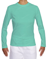 Fitted Long Sleeve Crew Neck T-Shirt