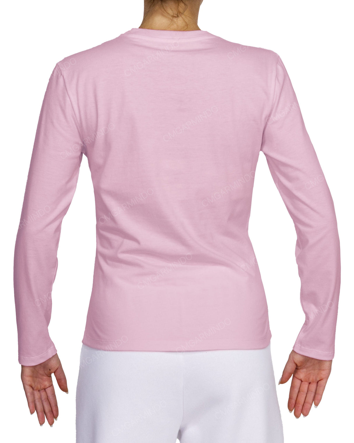 Fitted Long Sleeve Crew Neck T-Shirt