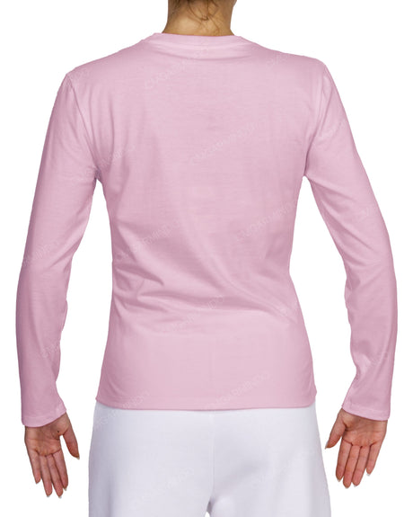 Fitted Long Sleeve Crew Neck T-Shirt