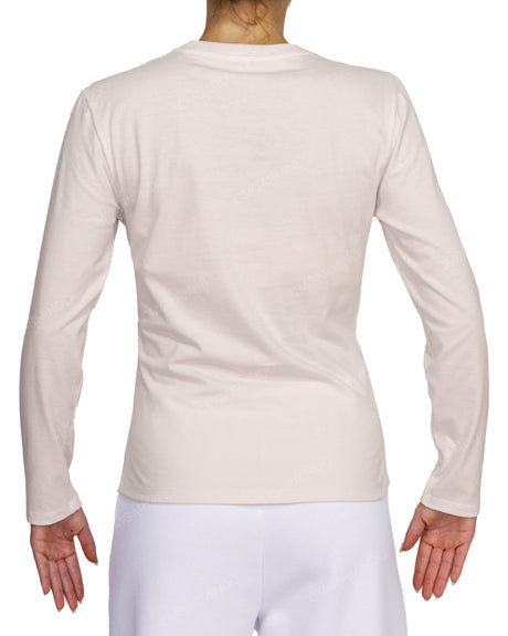 Fitted Long Sleeve Crew Neck T-Shirt