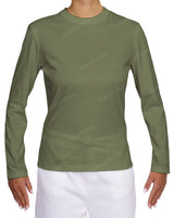 Fitted Long Sleeve Crew Neck T-Shirt
