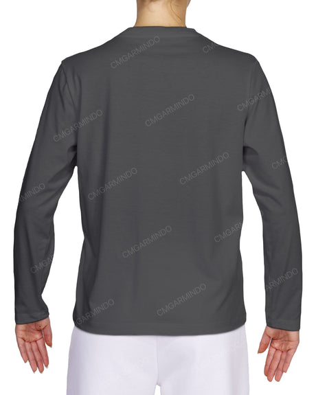 Relaxed Long Sleeve Crew Neck T-Shirt