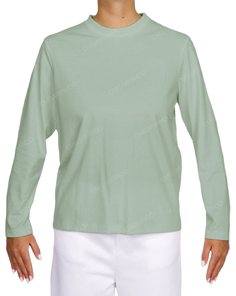 Relaxed Long Sleeve Crew Neck T-Shirt