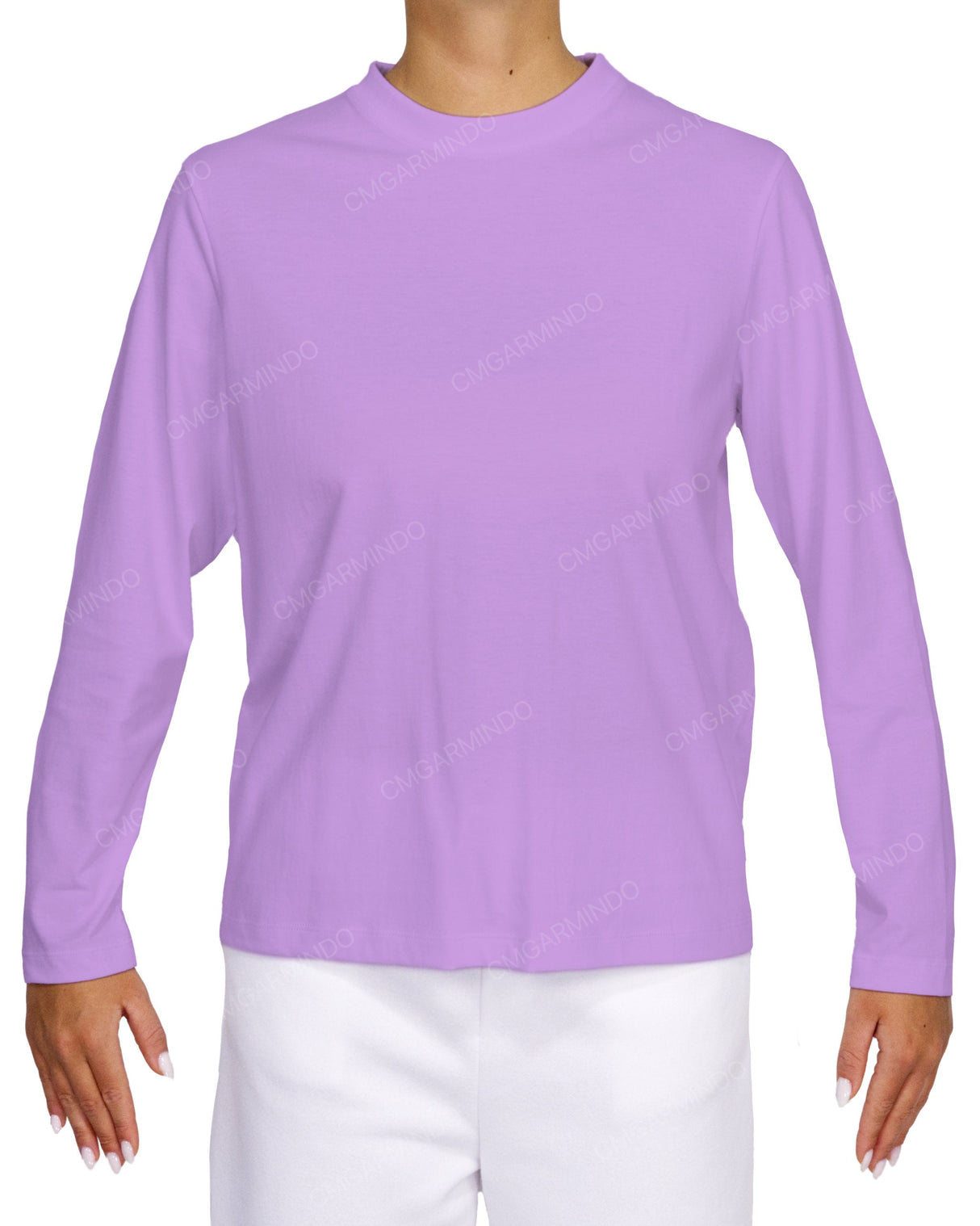 Relaxed Long Sleeve Crew Neck T-Shirt