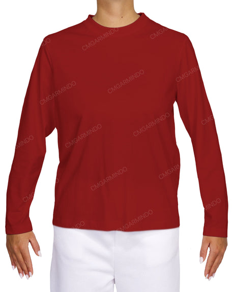 Relaxed Long Sleeve Crew Neck T-Shirt