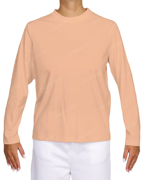 Relaxed Long Sleeve Crew Neck T-Shirt