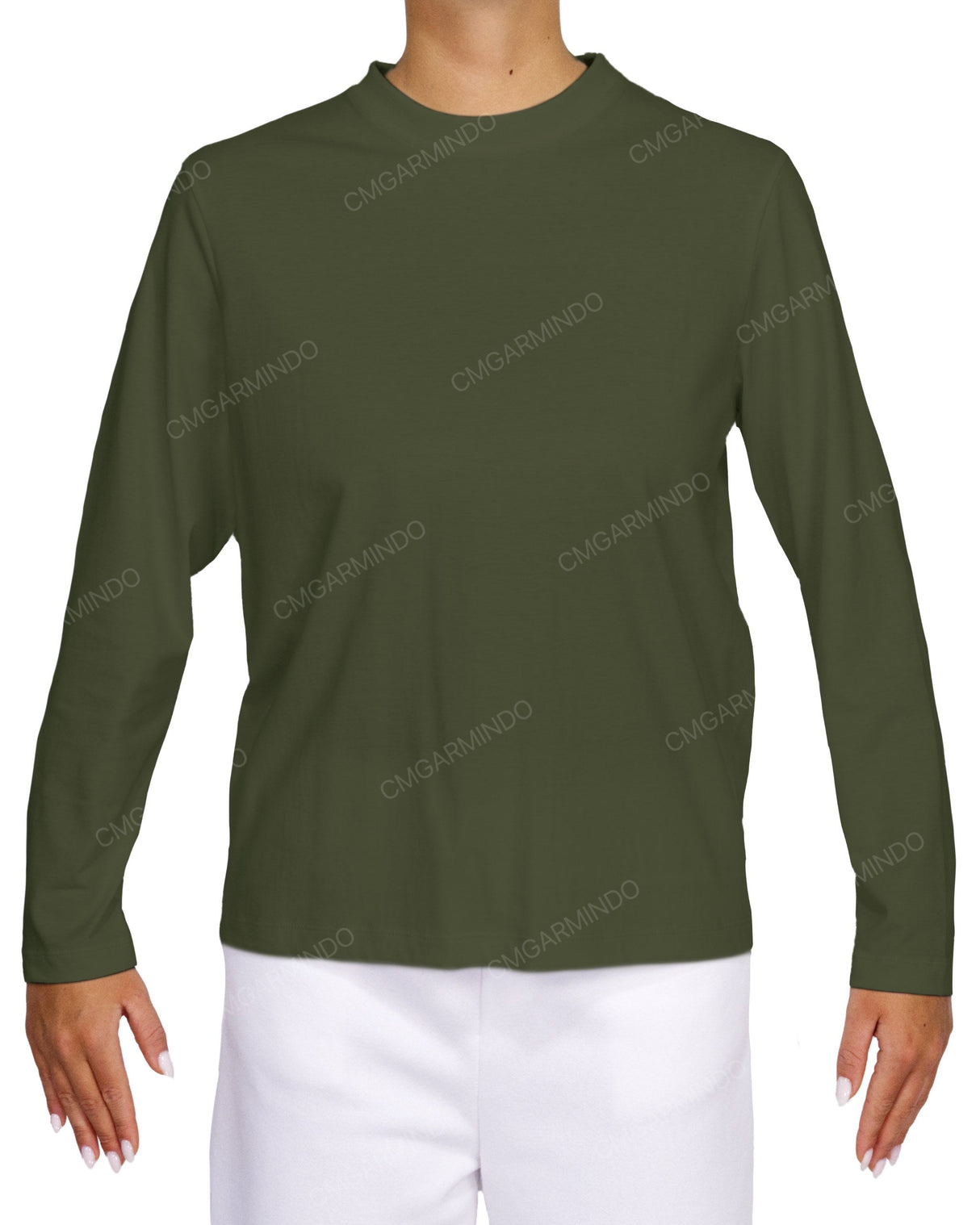 Relaxed Long Sleeve Crew Neck T-Shirt
