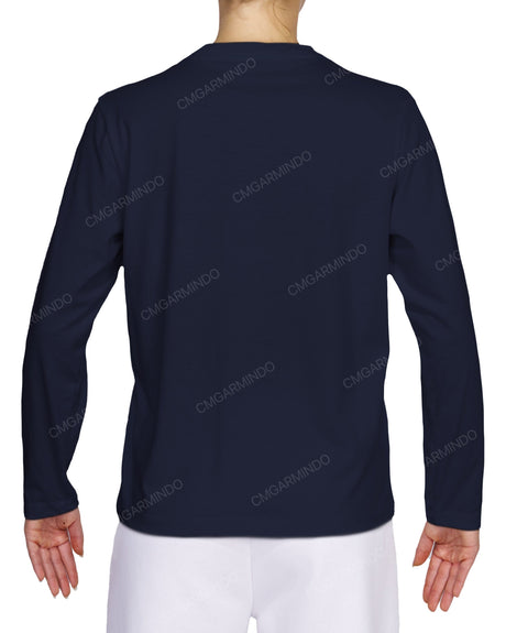 Relaxed Long Sleeve Crew Neck T-Shirt