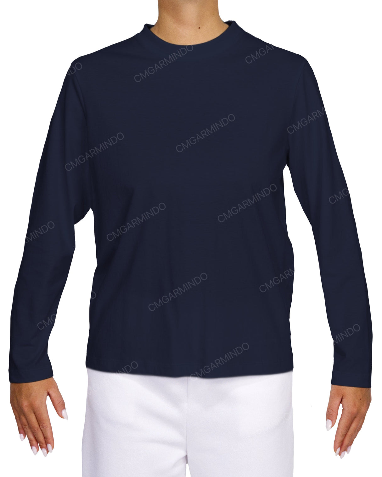Relaxed Long Sleeve Crew Neck T-Shirt