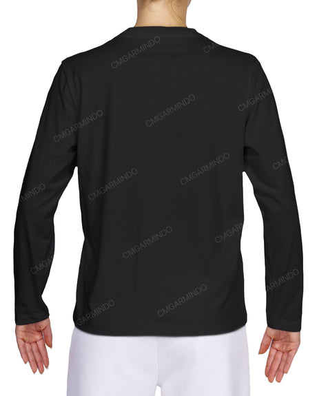 Relaxed Long Sleeve Crew Neck T-Shirt