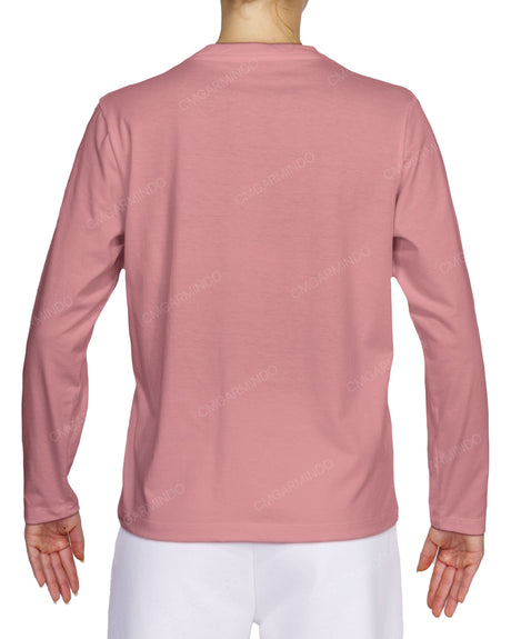Relaxed Long Sleeve Crew Neck T-Shirt