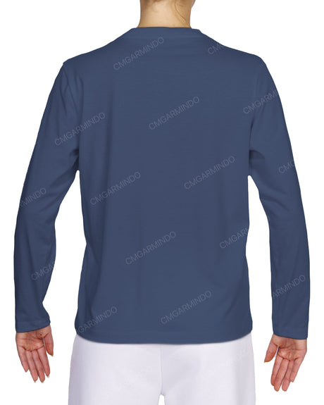 Relaxed Long Sleeve Crew Neck T-Shirt