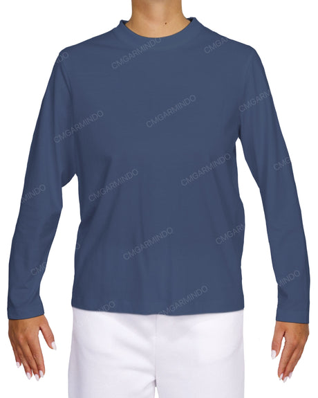 Relaxed Long Sleeve Crew Neck T-Shirt
